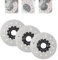 Cuchilla de corte porosa ensanchada para piedra y cerámica, disco de corte para losas de roca porosas ensanchadas, disco de corte para piedra, losas de roca y azulejos (3PCS)