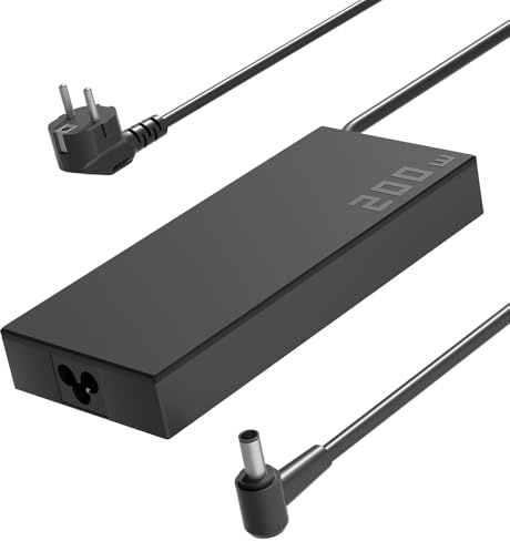 SLRIOYS 200W Netzkabel Kompatibel mit Asus ROG Studio 17 PX713 ROG Strix G17 G15 G513 G713 TUF A15 F15 A17 F17 FA707 FA506 FX506HM FX507 FA507 FX707 TUF Dash F15 FX516 FX517 Zephyrus G15 GA503 Laptop