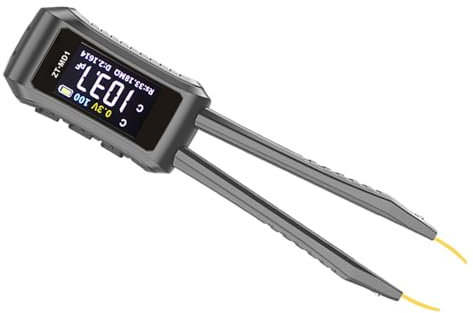 NIZUUONE Pintiere di Prova Digitale Pintiera Multinimzionale Strumento di Test Elettronici con Schermo a Colori LCD, Portatile e Leggero per Test On-The-Go, Materiale ABS