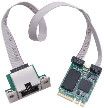 Ausi 5G-Ethernet-Netzwerkkarte, Single-Port RJ45, M.2 A E bis RTL8126 Gigabit-Ethernet-Karte für Desktop-PC
