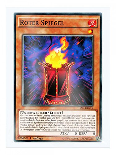 TDIL-DE016 Roter Spiegel 1. Auflage im Set mit original Gwindi Kartenschutzhülle