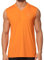 CFLEX Herren Sport Shirt Fitness Muscle-Shirt Sportswear Collection - Orange XXL