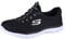 Skechers Damen Summits Sneaker, Black White, 39.5 EU