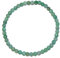 Janni-Shop-Armbänder Chrysopras Armband Kugel 4-5mm schöne grüne Farbe und Maserung auf Stretchband
