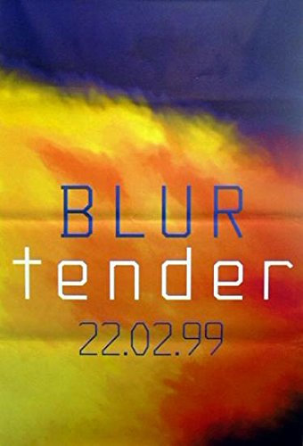 Blur: Tender | original UK Promo Poster Übergrösse XL
