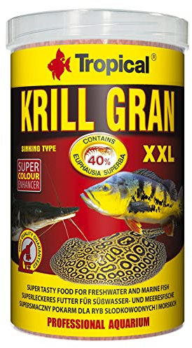 Tropical Krill Gran XXL 1000ml/500g Futter mit Krill zum Färben von Allen fressenden und fressenden Fischen
