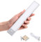 Zoeson Unterbauleuchte Küche Led, Schrankbeleuchtung mit Bewegungsmelder, Schranklicht Schrankleuchte Led Leiste Batterie USB, eingebauter Akku, für Kleiderschrank,Treppe