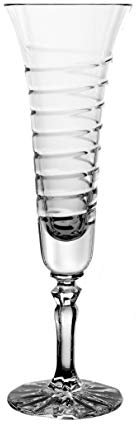 CRISTALICA Sektglas Sektkelch Champagner geschliffen klares Kristallglas 140 ml