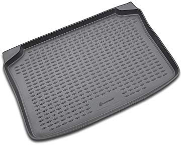Element Passgenaue Premium Antirutsch Gummi Laderaumwanne Kofferraumwanne für VW Polo IV MK4 Schrägheck - Jahr: 05-09