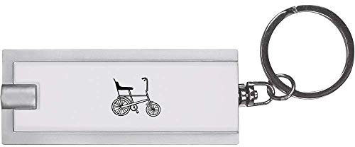 Azeeda 'Chopper Bike' LED Torch Keyring – Compact Pocket Flashlight with Keychain – Handy Mini Light for Bags and Keys (KT00017712)