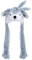 Hopearl Husky Hut mit Ohren Bewegen Springen Pop Up Schlagen Hut Plüsch Urlaub Cosplay Dress Up Lustiges Geschenk für Kinder Jungen Mädchen, Grau, 56 cm (Husky)