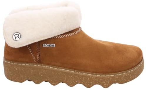 Rohde Foggia-D - Zapatillas de casa para mujer de piel de ante