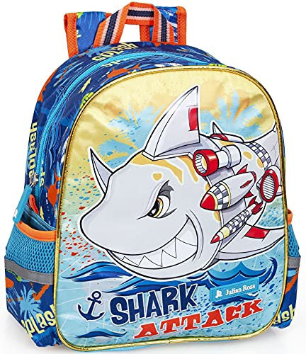 Julian Ross School Kindergarten Rucksack, 29cm, Mehrfarbig, (Hai Max)