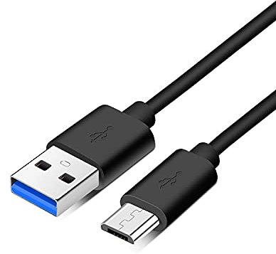 FEIYIU Micro USB Charger Cable Compatible for Ring Wi-Fi Enabled Video Doorbell (2020 Release) 2/3/3 Plus/4, Peephole Cam, Camera, Spotlight Cam Battery Power Cable