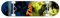 Thrill Skateboard Complete - Smoke - Größe 8.25 - Komplettboard für Einsteiger und Fortgeschrittene, aus 7 Lagen Ahornholz, mit Grindmaster Achsen und Urethane Rollen, ABEC 5 Kugellager