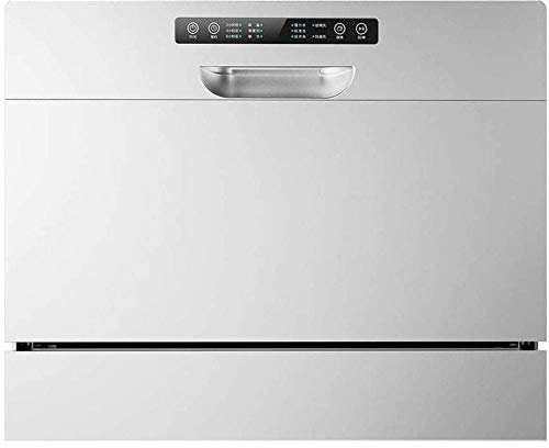 ksamwjf 1250 W Lavastoviglie da Tavolo Lavastoviglie Automatica da Banco 5 Programmi, con 6 Coperti, Lavastoviglie da Incasso Cucina, Pulizia Rapida, Efficiente Energetico, Stoviglie Asciutte Pratic