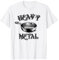 Funny Cooking Shirt Heavy Metal Cast Iron Skillet T-Shirt