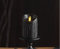 Luminara Wachstropfen flammenlose LED-Kerze, schwarz, 7,6 x 11,4 cm, Timer-Funktion, Echtwachssäule, batteriebetrieben, geruchlos, sicher, langlebig