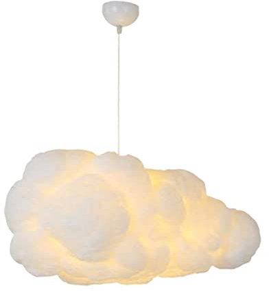LZH FILTER Moderne Schwebende Wolken-Pendelleuchte, 3D-Wolken-Deckenleuchte, 3-Farbiger Dimmbarer Kronleuchter aus Flauschiger Baumwolle, für Kinderzimmer Wohnzimmer