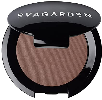 EVAGARDEN Velvet Matte Eye Shadow, Creamy and Velvety Powder with Intense Color, High Pure Pigments Creates Soft Focus Effect, Light, Adherent Film Blends Easily, 120 Tanning Brown, 2 g
