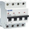 EUR'OHM Disjoncteur tétrapolaires courbe C connexion vis haut/bas - IP20/IK02 63A 4,5kA - Matériel électrique