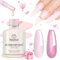 Beetles Gel-Nagellack, 2-in-1 Perlglanz Glitzer Überlack Perlglanz glänzender Gel Nagellack Überlack ohne Abwischen Soak-Off-UV-LED-Maniküre
