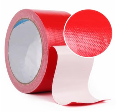 Red Tarpaulin Repair Tape Strong Adhesive 50mm X 20M Waterproof High Low Temp HQ