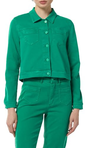 COMMA Cropped-Jacke aus elastischem Twill