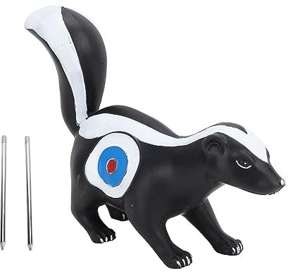 SUNGOOYUE Bogenschießen Ziel 3D Stinktier Tier PU Tragbares Bogen Ziel für Training Praxis Jugend Bogen Sets