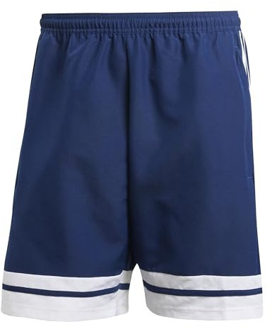 adidas Men's SQUADRA25 Downtime Woven Short, Team Navy Blue 2/White, S