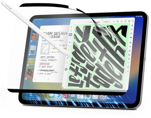MoKo Magnetisch Papier Displayschutzfolie für NEU iPad Pro 13 Zoll 7. Generation (M4, 2024), Abnehmbar & Wiederverwendbar Schutzfolie für iPad Pro 13, Blendfrei Folie, Einfache Installation, Matt
