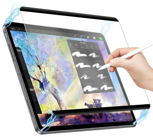 PORRVDP Peliicula de protección magnética para Xiaomi Pad 6 Pro/Xiaomi Pad 6 Escribe y dibuja como en papel, desmontable y reutilizable, acabado mate