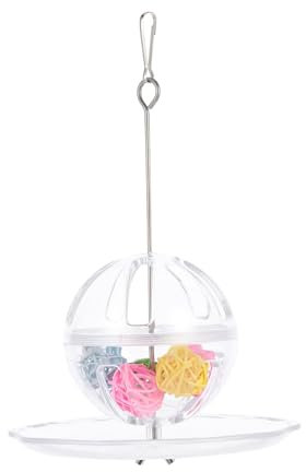 Haustier Papagei Futtersuche Spielzeug Vogelkäfig Feeder Acryl Material Griff Lebensmittel Container Vogel Fütterung Gerät