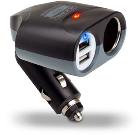 COFI 1453 Auto PowerUP Autoladegerät Kit 2X USB 1x Zigarettenanzünder Ladegerät & Adapter