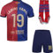 DMDMK Barca Yamal #19 2024/2025 Heim Trikot Shorts und Socken Kinder und Jugend Größe (Heim, 28 (10-11 Jahre))