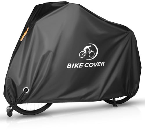 VARUN Bike Cover, Waterproof Bicycle Cover for 1 Bike, 300D Oxford Fabric, Windproof and Anti-Theft, Outdoor Cycling Tarpaulin