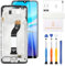 Pantalla LCD para Xiaomi Poco C65/Redmi 13C Kit de repuesto de pantalla para Xiaomi Redmi 13C/Poco C65 23100RN82L, 23106RN0DA, pantalla LCD, digitalizador de pantalla táctil, piezas de montaje