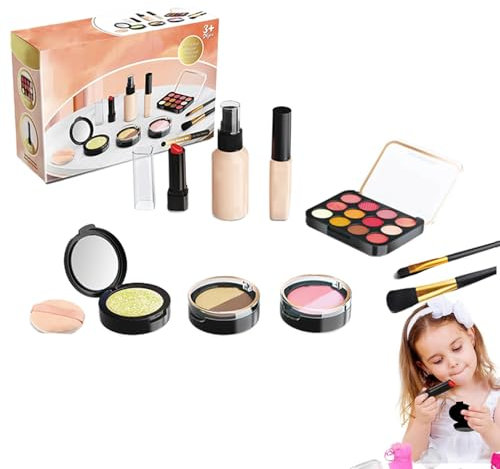 Kids Makeup Kit For Girls, Pretend Play Makeup Toys, Lightweight Pretend Makeup Kit, Makeup Toys For , Kids Makeup Kit, Pretend Makeup Toys, Artificial Makeup Kit, Toddler Makeup Kit