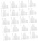 Vaguelly 20pcs Leak Nail Gels Bottle Empty Nail Polish Bottles for Diy Repackaging
