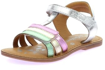 Kickers Diamanto, Kids Argent Multico, 24 EU Sandale, Silber