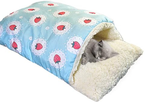 Accogliente cuccia per gatti in peluche, letto ortopedico per animali domestici, fodera rimovibile e lavabile, materasso in memory foam resistente, per gatti di taglia piccola, media e grande, per