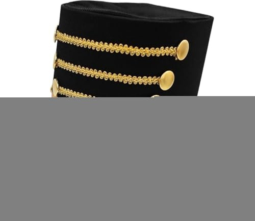 Ruhnjyg Ring Leader Hat,Nutcracker Dress Up Top Hat | Cosplay Costume Accessory,for Christmas Dress Up Party Carnival Halloween Family Gatherings Parades