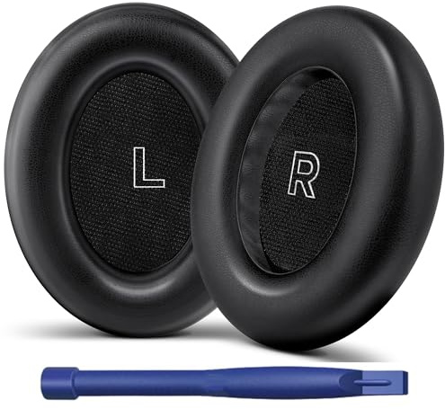HATOFES Replacement Earpads for Bose QC Ultra/New QuietComfort Ultra(2nd Gen) Headphones, Ear Pads Cushions with Softer Durability Protein Leather, Noise Isolation Foam (Black)