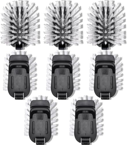 Dish Brush Refill for OXO Steel Dish Brush, 8 Pack | Dish Brush Replacement Head,Dishwasher Safe, Premium Bristles