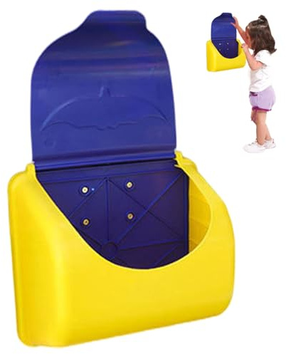 Toy Mailbox, 10x9x5.5in PP Mini Mailbox Educational Toy Multi-purpose Outdoor Playhouse Accessories for Preschoolers and Kids Ages 4+