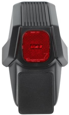 Hinterradschutzblech für Segway Ninebot ZT3 Pro Elektroroller Bremsleuchte | ABS-Kunststoff, schwarz, inkl. Rücklicht zur Verbesserung der Sichtbarkeit und Sicherheit bei Nacht