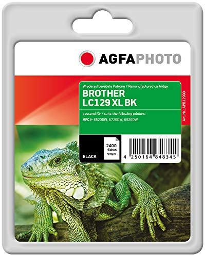 AgfaPhoto APB129BD Remanufactured Tintenpatronen Pack of 1