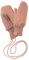 Disana Walk-Handschuhe Schurwolle kbT (1) 5-12 Monate, Rose)