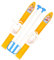 MARMAT SKI Skier Kinder BINDUNG + Stöcken Kinder-SKI Kunststoff 5 Farben 60 cm (Gelb)