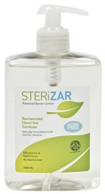 Sterizar Serenity Alcohol Free Hospital Grade Antibacterial Hand Gel Sanitiser (500ml)